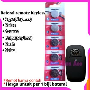 Baterai remote mobil Toyota RUSH VELOZ CALYA Battery remot keyless RAIZE