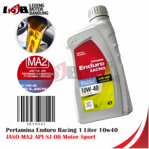 Pertamina Enduro Racing 10W-40 JASO Ma2 API SJ Oli Motor