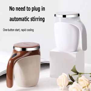 Cawan magnet kacau automatik pelapik lancar 304 cawan kacau kopi susu keluli tahan karat inovatif Cawan Kopi Automatic Magnetic Stirring Coffee Mug 304 Stainless Steel Rechargeable Botol Air