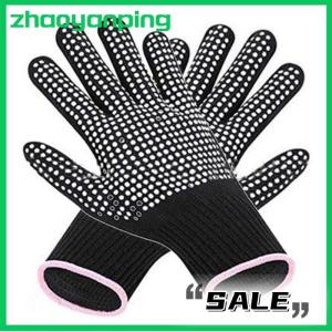 zhaoyanping 1PC New Double-sided Hair Straightener Perm Curling Hairdressing Heat Resistant Finger Glove Hair Salon Tools Thermal Styling Gloves