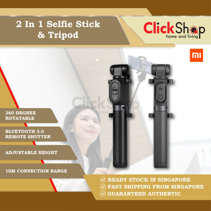 Xiaomi In Foldable Tripod Selfie Stick with Zoom Bluetooth