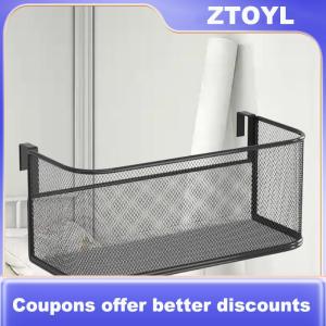 【ZTOYL】 Bedside Hanging Storage Basket Space Saving Multifunctional Metal Bedside Shelf For Hotel Office Dorm Bed & Bunk Bed Bedroom