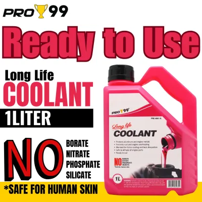 PRO99 Pink Long Life Radiator Coolant 1 Liter Ready to Use