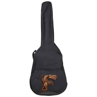 Tas Gitar Guitar Bag Backpack Portable Oxford Cloth Adjustable Shoulder Strap 34-41 Inch Waterproof wood art lett Series
