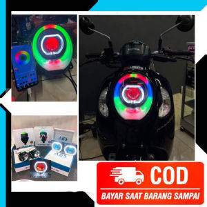 Lampu Depan Biled Scoopy Th 2021 s/d 2023 AES Turbo Se Paket Lengkap Fulsett