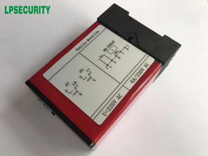 220V Single Channel Traffic Control Vehicle Safety Loop Detector For ...