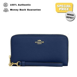 Coach Classic Leather Long Zip Around Wallet C4451