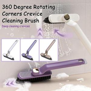 2IN1 Multi Functional Rotating Gap Cleaning Brush For Bathroom Rotating Brush For Cleaning