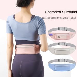 FSFDS with Bottle Holder Running Belt Multi-function Lightweight Running Phone Bag Running Accessories Invisible Close Fanny Pack for Women  Men