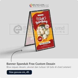 PRINT CETAK SPANDUK BANNER CILOK BISA CUSTOM