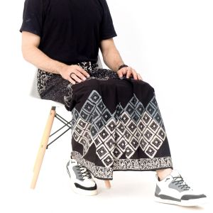 Sarung Batik Pria Dewasa Elrumi AbtrakTerlaris Motif Aeron Bisa COD