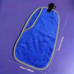 MUMU Với Hook Khăn câu cá Thiết kế dễ lau chùi Vải khô nhanh Khăn tắm ngoài trời Di động Mang theo không cần dùng tay Khăn tắm dã ngoại Sử dụng trong câu cá