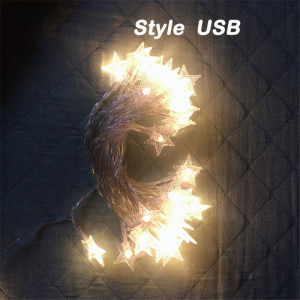 10M Led Light Strips 80 Lamp Beads Ball Star Outdoor Camping Lights Tent light USB Battery Recharge Decoration Light String Lights  For Camping Home Party Garden Wedding Christmas Halloween