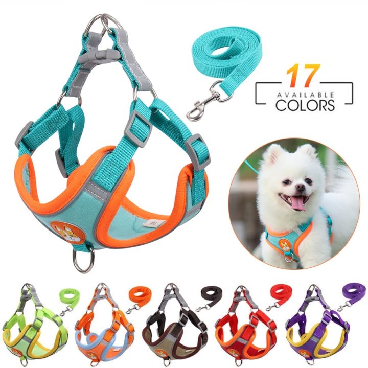 【Big Spade】 Dog Harness with Leash Set Reflective WalkingDogs