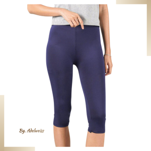 Legging Wanita Polos High Waist Slim Fit 3/4 Pendek - Nyaman & Stylish