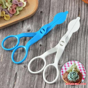 ( 1 PCS ) GUNTING MAWAR CREAM SCISSORS DEKORASI KUE TART KRIM FONDANT WEDDING CAKE FLOWER CREAM