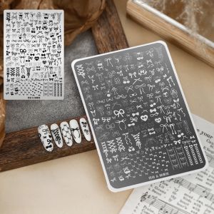 DIY Nail Art Stamping Plate Nail Art Decoration Nail Printing Steel Plate Nail Tool