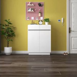 [Cozy ]Entry Door Shoe Cabinet Home Wall Mounted Floor Standing Storage Cabinet Living Room Multifunctional Entrance Cabinet Door Hall Cabinet