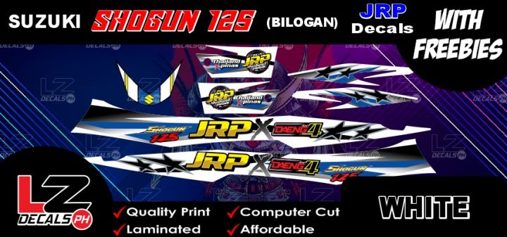 Suzuki Shogun 125 JRP Decals / Stickers with freebies | Lazada PH