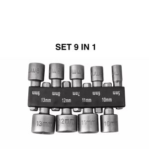 Mata Kunci Power Tools Sok Shock Sock Power Nut Hex Berbagai Ukuran Heavy Duty Murah Meriah