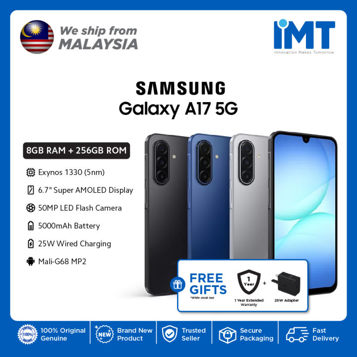 Samsung Galaxy A17 5G Smartphone | Exynos 1330 | 6.7