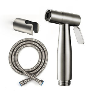 BEAUTYMASS Bidet Spray Toilet Set Complete 304 Stainless with Valve Bidet Head Spray Gun