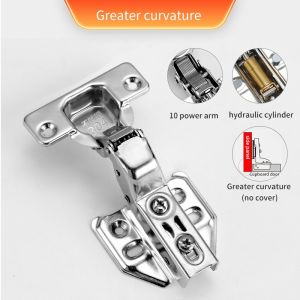 304Concealed Hinges for Cabinet Hydraulic Soft Close Hinges Regular for Cabinet Hinges
