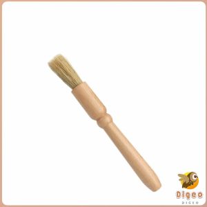 Digeo Coffee Grinder Cleaning Brush Wood Handle & Natural Bristles Coffee Tool for Home Kitchen