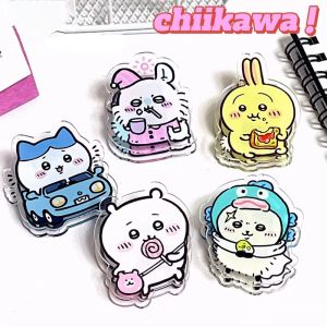 OTYRF คลิป PP คลิป คลิปการ์ตูน chiikawa เครื่องเขียนสเตชันเนอรี แบบสองด้าน คลิปหนีบกระดาษ chiikawa น่ารักมากๆ สร้างสรรค์และสร้างสรรค์ คลิปภาพ chiikawa อุปกรณ์การเรียนสำหรับโรงเรียน