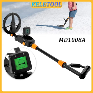 Detektor logam besi MD4030 dengan alarm audio dan tampilan penunjukKenop yang dapat disesuaikan sensitivitas dan volumePemburu harta karun bawah tanahCocok untuk menemukan dan menguji benda-benda logam emas perak dan perhiasan koin