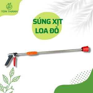 SÚNG XỊT LOA ĐỎ SÚNG XỊT NHỌN DÀI 90CM 1M2 1M5 1M8 2M DÙNG TƯỚI CÂY RỬA XE PHUN T.H.U.Ố.C SÂU PHUN SƯƠNG
