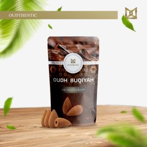 Dupa Pelor Oudthentic OUD BUQIYAH Aromaterapi Asap Bawah Isi 40 Pcs