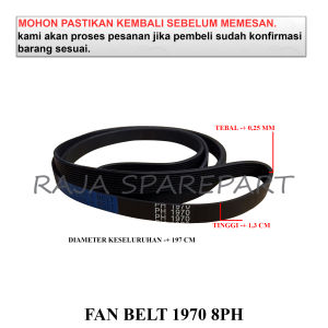 FB81970 V BELT / LINDEN MESIN CUCI / VAN BELT MESIN CUCI / FAN BELT 1970 8PH