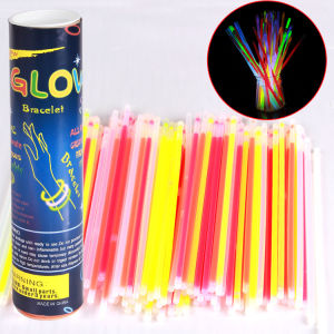 100/200pcs New Year Party Neon Light Glow Stick Party Supplies Glow Necklaces Glow Bracelets For Neon Party Decorations Halloween Wedding Birthday