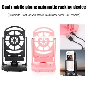 BAIN Plastic Desk Walking Swing Bracket Bearing Type Automatic Device Phone Holder Pedometer Brush Stepper Multi-functional Phone Stand Phone Accessories