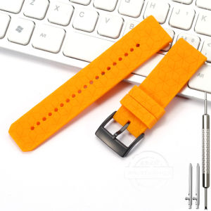Silicone Watch Band 24mm Suitable For SUUNTO 7/9 Baro D5 Outdoor Rubber Strap Mens Sports Waterproof Bracelet Accessories
