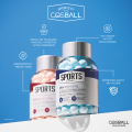 Cosball Before & After: 100 days All-in-One Anti-aging Skincare Routine with Niacinamide + Collagen + Hyaluronic Acid + Aloe Vera. 