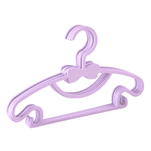 KIYO Hanger Pakaian Tebal isi 10 pcs Hanger Plastik Anti Slip Simple Gantungan Baju Dewasa Estetik Anti Patah