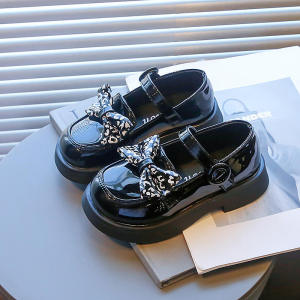 Sepatu Anak Perempuan Cantik Motif Pita Cantik Lucu imut Sepatu sekolah cewe Trending