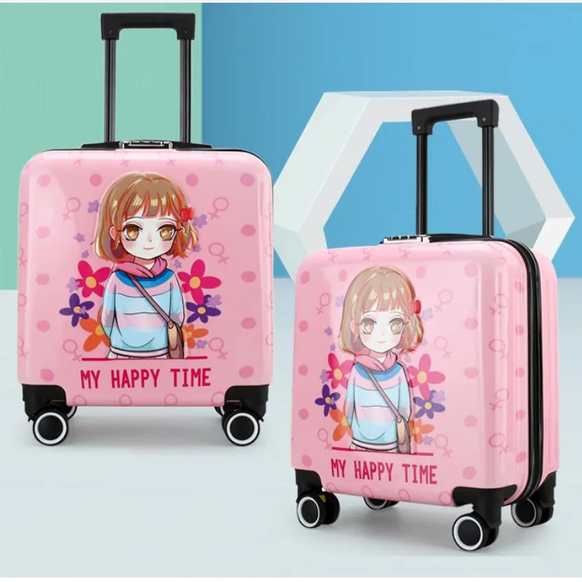 20 Inch Cartoon Cute Children's Girl Carry-on Travel Cabin