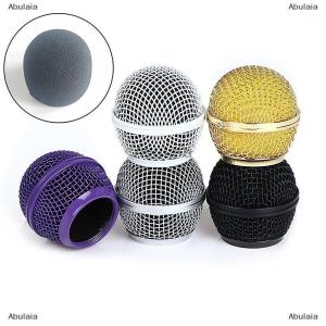 [COD] Abulaia 1ชิ้นสำหรับ Shure SM58ไมโครโฟนไร้สายอะไหล่โลหะไมโครโฟนกระจังหน้าอะไหล่หัวไมค์ปาร์ตี้มืออาชีพ