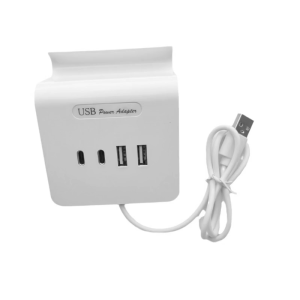 USB C USB2.0 Splitter 4 Port Expansion Fast Speed Charging Durability Multifunctional for PC Devices