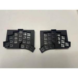 TOTEM Wireless Low Profile Split Keyboard FDM Print Shell Keycap Custom ZMK Bluetooth/wired Split Mechanical Keyboard Ergonomics