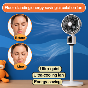 💖Ultra-Quiet Floor-Standing Energy-Saving Circulation Fan Air Circulation Fan Floor Fan Electric Fan Energy-Saving Household Ultra-Quiet Fan New Large Wind Fan