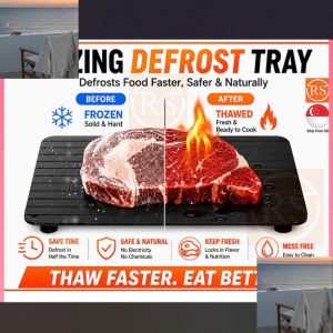 Fast Defrosting Tray Meat Thaw Plate Kitchen Quick Defrost Frozen Food