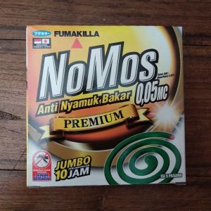 Fumakilla Nomos Premium Jumbo 0.1mc Obat Nyamuk bakar / Coil Bakar Nomos Premium 0.1mc Jumbo / Obat nyamuk bakar pengusir nyamuk demam berdarah aedes aegypti