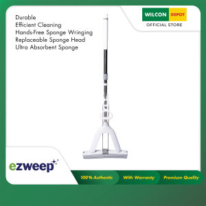 EZWEEP KLAR Foam Sponge Floor Mop SS201 103–125CM White M6 Plus