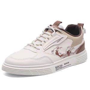 MOONSITE Sepatu Sneakers Sport Shoe Sepatu Lari Pria Sepatu Sekolah Kasual Fashion Pria Sepatu Putih