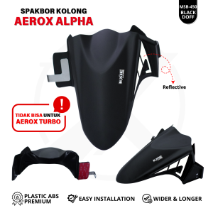 Spakbor Kolong Aerox Alpha Standar Cybercity - Hugger Aerox New Pelindung Mesin Kolong Motor Exie Art