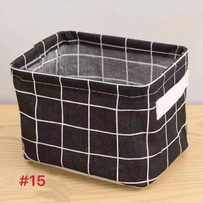 Fun Life Nordic style fabric storage basket Cotton Linen Creative Storage box